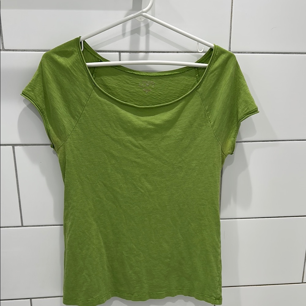 Ann Taylor LOFT Green Women's Top